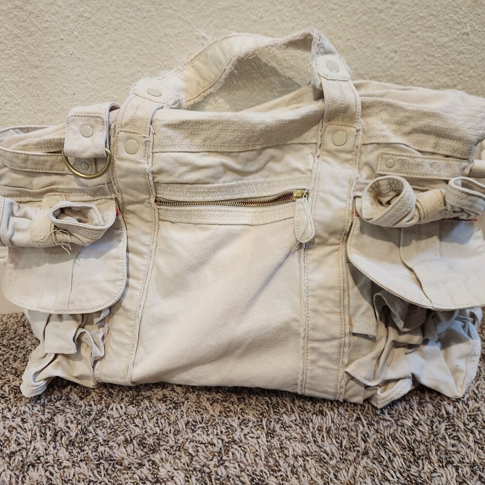 Vintage Juicy Couture Cargo Pocket Tote Bag Duffel